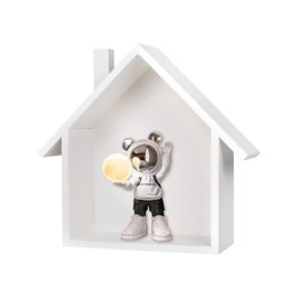 Floating Wooden Shelves In House Shape, Wooden House Decorative Wall Shelf, Small Wall Shelves In House Shape, Rustic Shelf In House Shape Wall Decoration, Retro And Nostalgic Wall Decoration Shelf