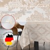 Fabric Tablecloth, Textile Table Linen, Cotton Polyester, Washable, Plain Ornamental