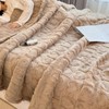 Heart Fluffy Cuddly Blanket - Thick and Warm Sofa Blanket,