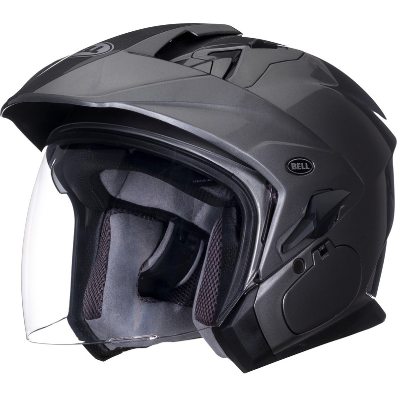 Bell Mag-9 Open Face Motorcycle Helmet (Solid Gloss Titanium, XX-Large)
