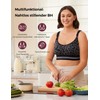 momcozy Seamless 4-in-1 Nursing Bra for Hands-Free Pumping, CozyFitClasp Pumping