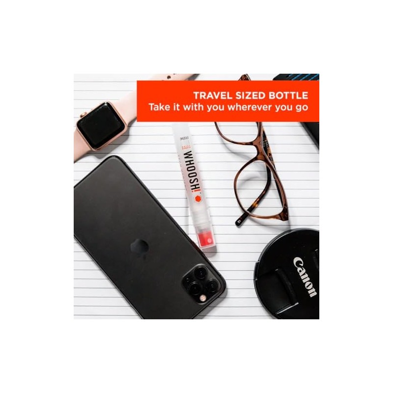 WHOOSH! Screen Shine Duo+ Desk Bottle and Pocket Sprayer &