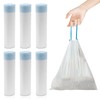 Sporgo Pack of 90 Bin Liners with Carry Handle: Self-Cleaning