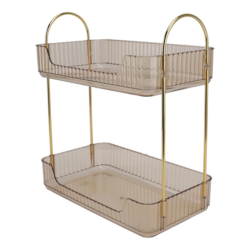 Double Layer Makeup Stand Modern Light Luxury 2 Tier Makeup