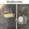 2 Pieces Wall Soap Dish, Soap Dish Holder, Wall Mounted