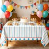 4PCS Back to School Theme Tablecloth Preschool Kindergarten Party Tablecover