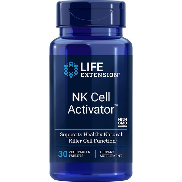 Life Extension NK Cell Activator – Enzymatically Modified Rice Bran Extract Supplement Pills for Immune System Health Support and Protection – Non-GMO, Vegetarian – 30 Tablets