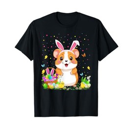 Hamster Easter Egg Hunt Bunny Ear Hamster Happy Easter T-Shirt