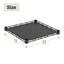 Abimars 2 PCS Shelves for DIY Metal Plant Stand, Expandable Design to Accommodate More Potted Plants, Heavy-Duty Metal Construction