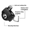Baceyong Motorcycle Bike Helmet Lock,Anti-theft Fixed Multi-function Lock