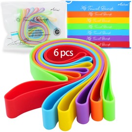 6 Pack Towel Band for Beach Pool Lounge Chair Strap Clip Carnival Cruise Ship Essentials 2025 Packing List Royal Caribbean Card Lanyard Cup Luggage Tag Holder Women Vacation Must Haves Summer Travel