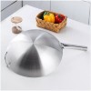 MEGA COOK 30cm Stainless Steel Wok Pan With Long &