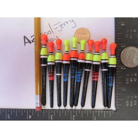 Unbranded 10 NEW WOOD SLIP FLOATS / BOBBERS PANFISH  ICE FISHING NO FREEZE UP ON LINE B142