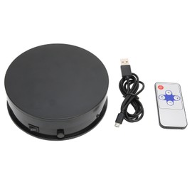 Rotating Display Stand 360° Motorized 5.9in Diameter 6.6lb Load Adjustable Speed Electric Rotating Platform