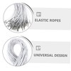 VILLFUL Mask Supplies Party Hat Elastic Cords 50Pcs Elastic Ropes