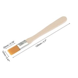 10Pcs Paint Brush 5 Inch Trim Painting Tool Soft Bristle with Wood Handle Small Paint Brushes for Walls,Touch Up,Fences, Edge Painting Tool,Paint Application Tools,Household Bristle Paint Brushes