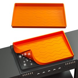 36" Silicone Griddle Mat For Blackstone,Upgraded Griddle Full Wrap Mat Grill Accessories,Heavy Duty Food Grade Silicone For Grill Mat, Protection from Rust & Dust