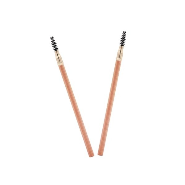 DOITOOL 2pcs Dual-end Eyebrow Pencil with Brush Smudge Brow Pen