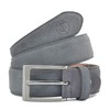 Seajure Men's Grey Suede Belt, gray