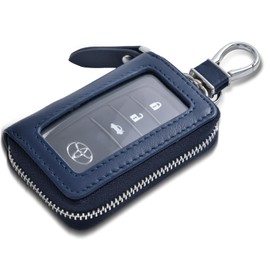 Tonriga Men's Key Case, Key Case, Leather, Card Key Case, Smart Key Case, Car Key Case, 1 Interior Pocket, Card Slot, Carabiner, Large Capacity, Fashion, Mini Card Case, Storage, Key Case, Simple, Key