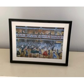 I Go to Pieces - A mounted and framed (black frame) Northern Soul Print. Overall size, 8.5 inches wide by 6.5 inches tall.