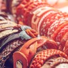 PATIKIL Round Braided Leather Cord, 7mm Round Braided Leather Cord