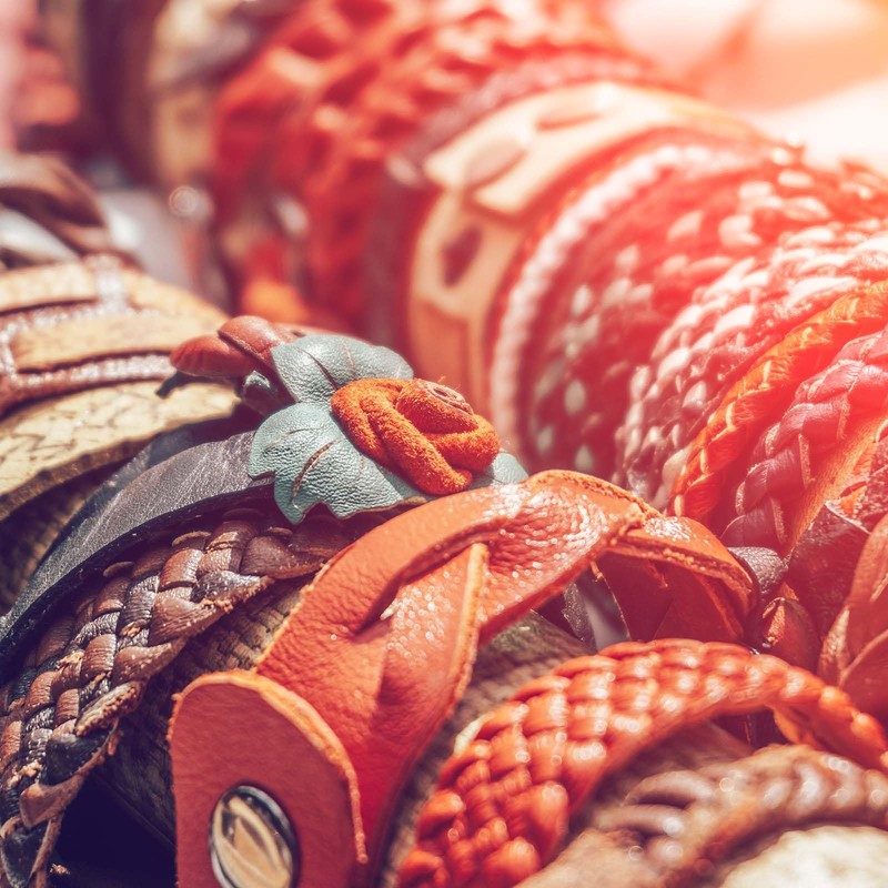 PATIKIL Round Braided Leather Cord, 7mm Round Braided Leather Cord