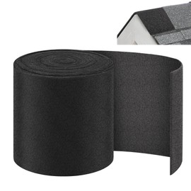 Ridge Exhaust Vent Mesh 32.8' L x 9.8" W Atticdefense Ridge Vent Mesh Roll Ridge Vents for Roofs, Activated Carbon Filter Cotton with Strong Adsorption & Breathability, Nail Not Included