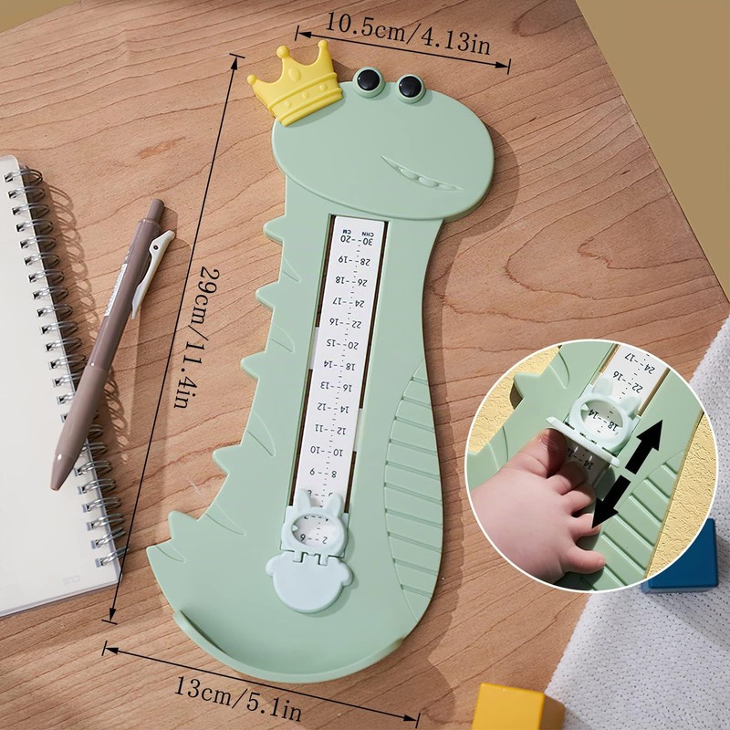 TNSLAND Children's Foot Measuring Device, Foot Gauge with Double Scale,