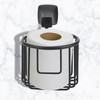 Space Aluminum Wall Mounted Toilet Paper Holder Basket Tissue Organizer