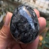 Ladeukoi Stone Egg Figurine, Polished Healing Crystal Easter Eggs Sphere