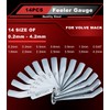 Camoo 14 PCS Feeler Gauge Jake Brake Tools Set 88880052