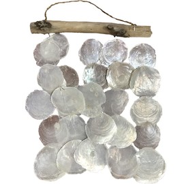 Chesapeake Bay 24" White Capiz Shell Windchime
