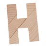 Bartl 102292 Mini Wooden Puzzle H Puzzle Made of 6