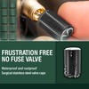 STEEL HAWK Engraved Precision CNC Machined Stainless Steel Extended Knurled
