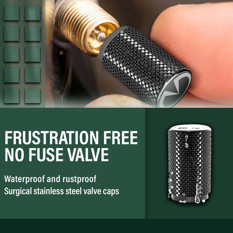 STEEL HAWK Engraved Precision CNC Machined Stainless Steel Extended Knurled