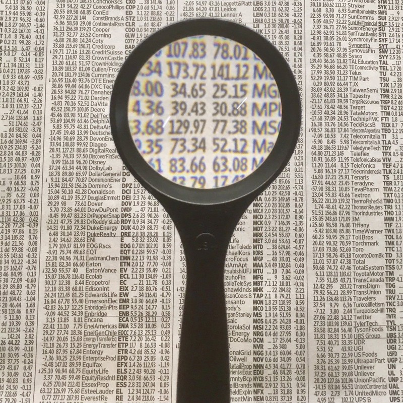 Professional Quality 5X Aspheric Lens Magnifier with Case Made in