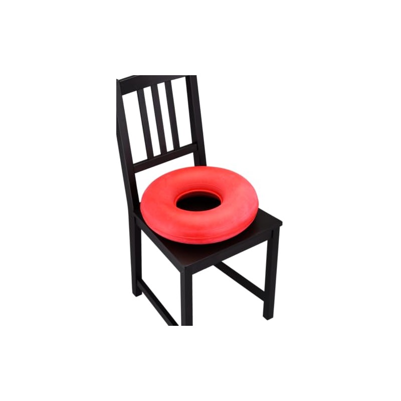 NOVA Inflatable Donut Cushion, Easy to Inflate and Deflate Seat