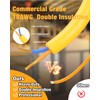 JC-LGL LED Construction String Light 50FT, 65W 8000Lm Industrial Grade
