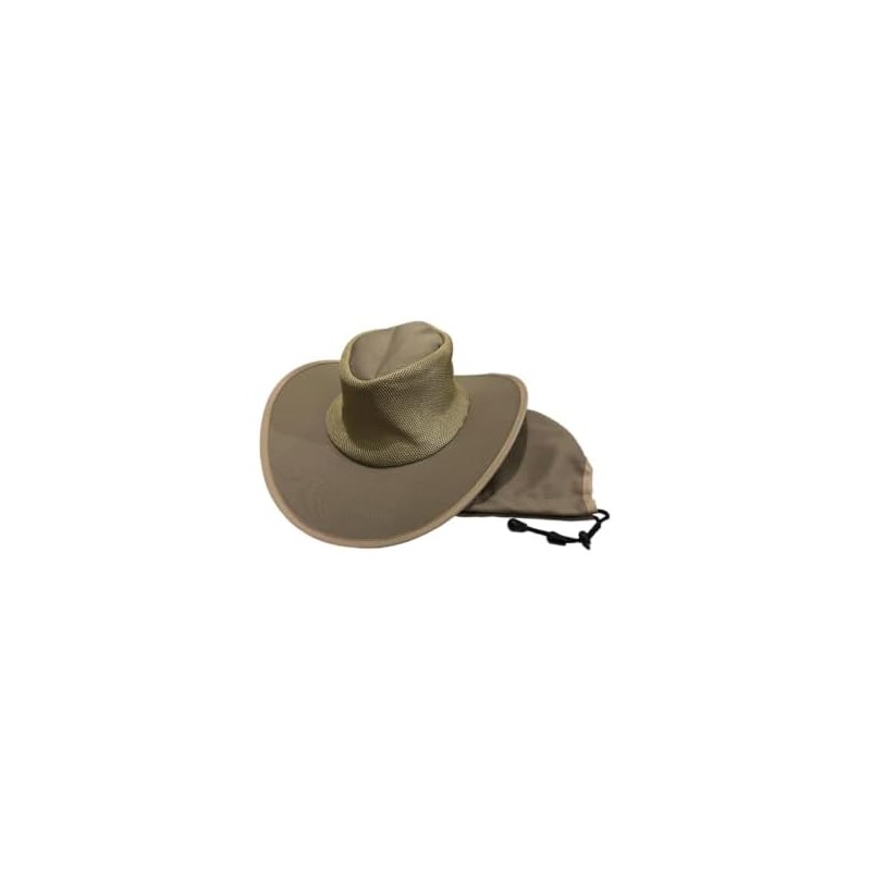 Sombrero Plegable Unisex de Nylon Transpirable con Malla – Protección