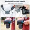 Koolehaoda Camera Shoulder Strap Quick Release Plate Kit, QR Plate