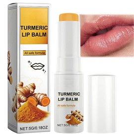 Turmeric Lip Balm for Dark Lips - Long Lasting Moisturizing Lip Care Cream - Nourishes, Repairs, and Brightens Lips - Natural Lip Mask for Men and Women
