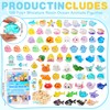 100+pcs Ocean Mini Resin Animals 78 Styles Tiny Sea Resin