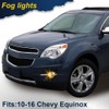 DOTCOM Fog Lights Fit Chevy Equinox L/LT/LTZ/LS 2.4L/3.6L 2010-2016