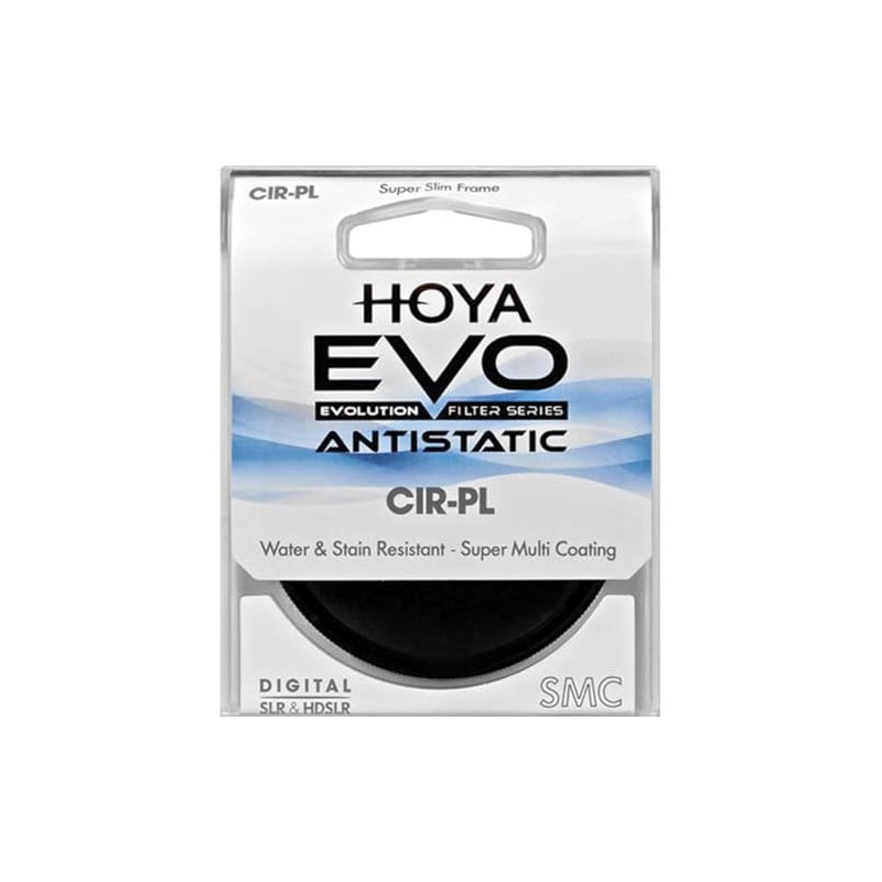 Hoya EVO Antistatic 62mm Circular Polarizer — Premium Optical Glass