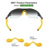 Mryok Opt Replacement Ear Sock Kit for Oakley Radar Path