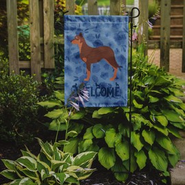 Caroline's Treasures CK6156GF Australian Kelpie Dog Welcome Garden Flag Mailbox Flag Decorative Yard Flag Banner Outside Patio Artwork Yard Flower Beds, Garden Size, Multicolor