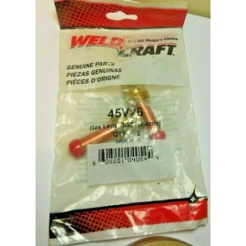 Weld Craft (4  pcs) Weld Craft  45V26 S Gas Lens, 3/32" / 2, 4mm (2 bags 2 pcs Each) NEW