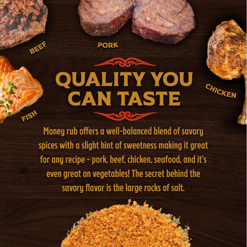 Big Poppa’s Money BBQ Rub – Prize-Winning Meat Seasoning for