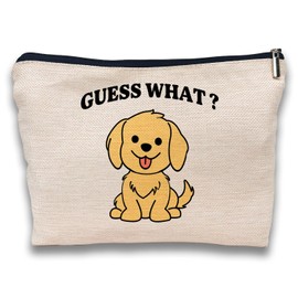 BEHIFL Golden Retriever Gifts Makeup Bag, Golden Retriever Gifts for Women Cosmetic Bags, Gifts for Golden Retriever Lovers, Dog Gifts for Women Dog Lovers, Dog Mom Gifts Makeup Pouch Zipper Pouch